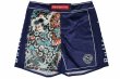 Photo4: BULL TERRIER Fight Shorts OROCHIMARU Navy (4)