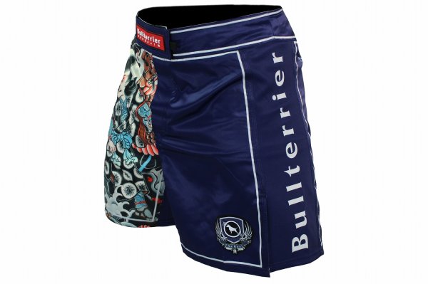 Photo2: BULL TERRIER Fight Shorts OROCHIMARU Navy (2)
