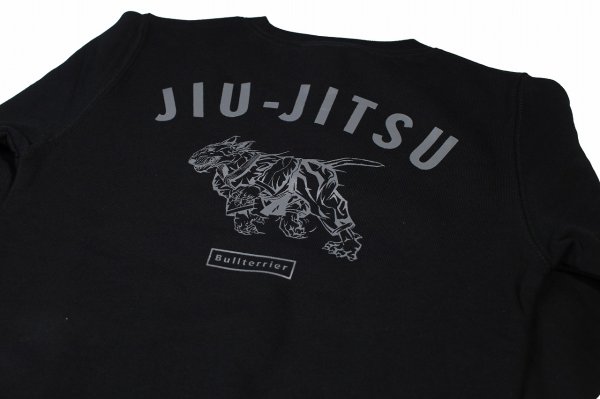 Photo4: BULL TERRIER Kids Sweatshirt Jiu-Jitsu Black (4)