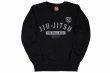 Photo1: BULL TERRIER Kids Sweatshirt Jiu-Jitsu Black (1)