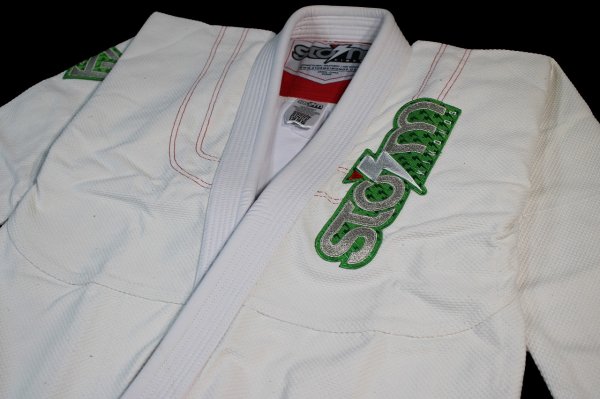 Photo4: Storm Kimonos Jiu Jitsu Gis Commander White  SALE (4)