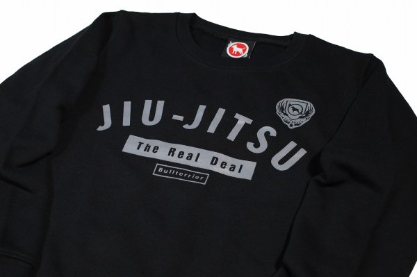 Photo3: BULL TERRIER Kids Sweatshirt Jiu-Jitsu Black (3)