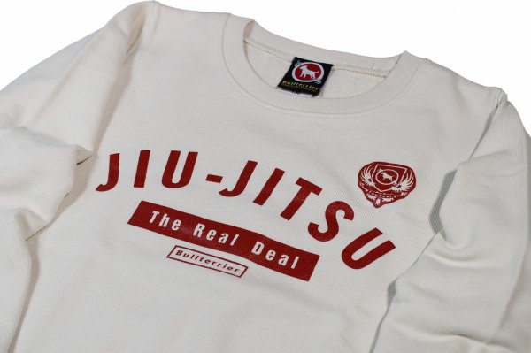 Photo3: BULL TERRIER Kids Sweatshirt Jiu-Jitsu Beige (3)
