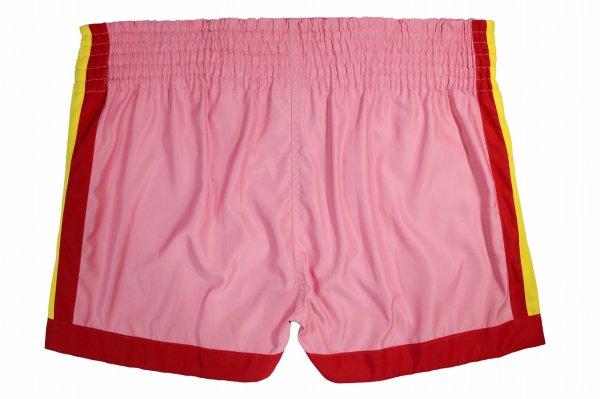 Photo2: Red Nose Muay Thai shorts Pink  SALE (2)
