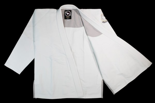 Photo2: BULLTERRIER Jiu-Jitsu Gi STANDARD LV White (2)