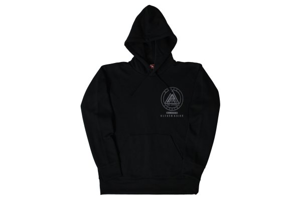 Photo1: BULL TERRIER Kleber Koike Gym Hoodie Parka Black (1)