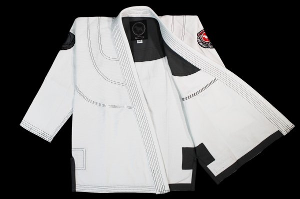 Photo2: BULLTERRIER KIDS Jiu-Jitsu Gi Super Light LAS White (2)