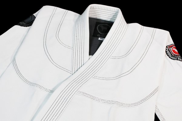 Photo5: BULLTERRIER KIDS Jiu-Jitsu Gi Super Light LAS White (5)