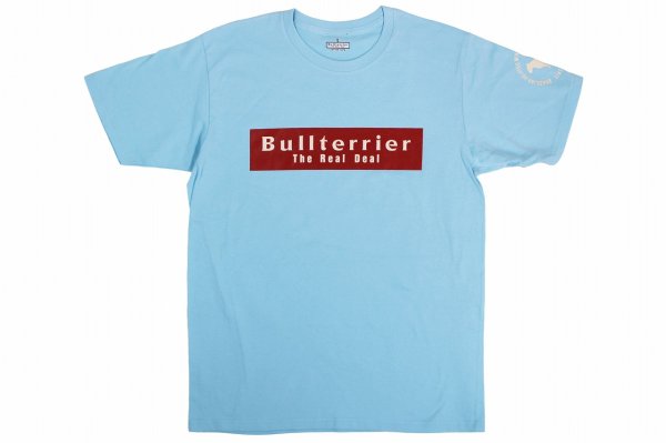 Photo1: BULL TERRIER T-Shirt BASIC LOGO Light Blue (1)