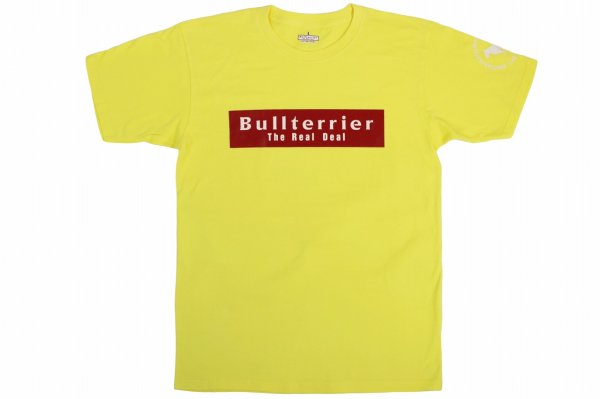 Photo1: BULL TERRIER T-Shirt BASIC LOGO Yellow (1)