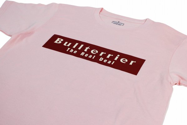 Photo3: BULL TERRIER T-Shirt BASIC LOGO Light Pink (3)