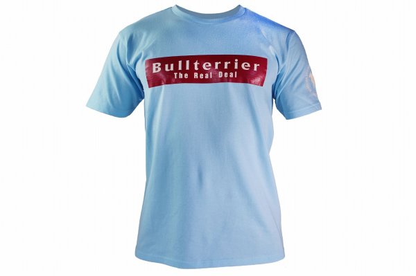 Photo4: BULL TERRIER T-Shirt BASIC LOGO Light Blue (4)