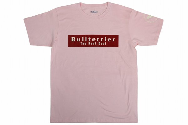 Photo1: BULL TERRIER T-Shirt BASIC LOGO Light Pink (1)