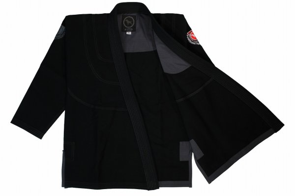 Photo2: BULLTERRIER Jiu-Jitsu Gi Super Light LAS Black (2)