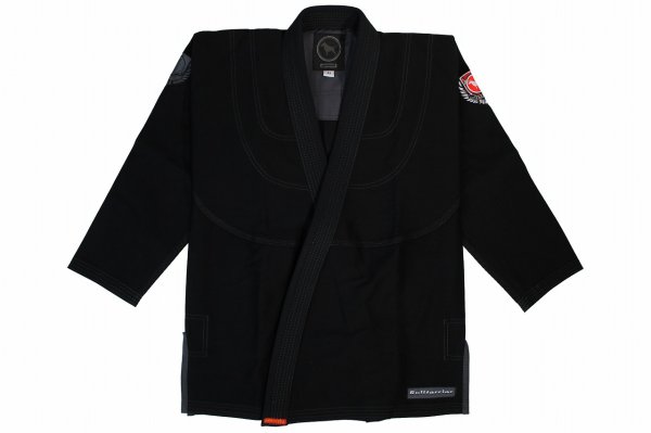 Photo1: BULLTERRIER Jiu-Jitsu Gi Super Light LAS Black (1)