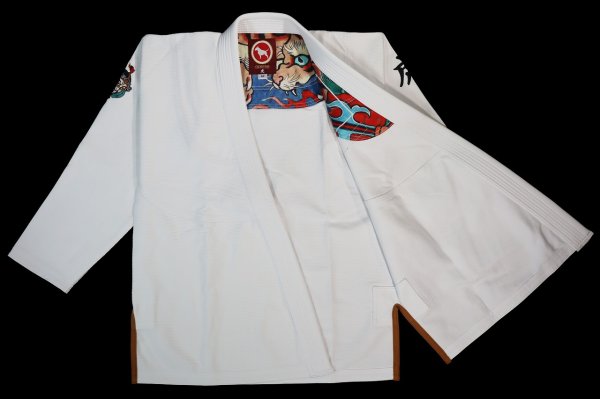 Photo2: BULLTERRIER Jiu-Jitsu Gi TORAH White (2)