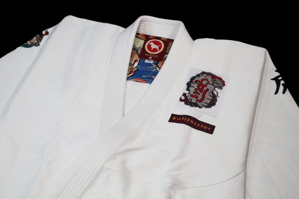 Photo5: BULLTERRIER Jiu-Jitsu Gi TORAH White (5)