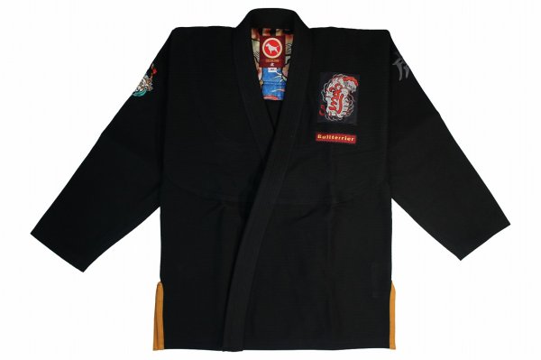 Photo1: BULLTERRIER Jiu-Jitsu Gi TORAH Black (1)