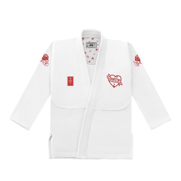 Photo1: MOYA BRAND Jiu-Jitsu Gi LOVE x HATE White  (1)