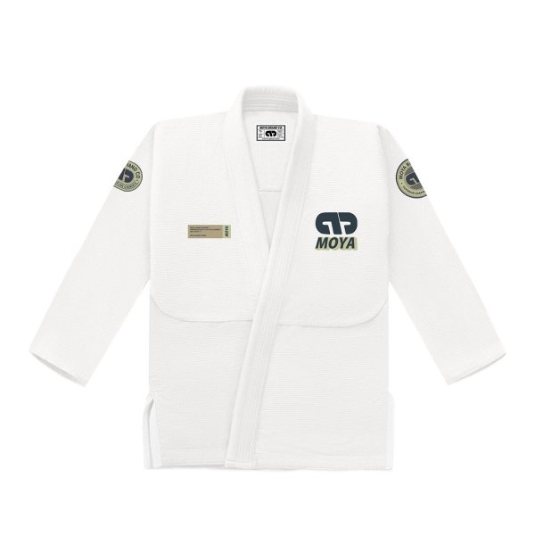 Photo1: MOYA BRAND Jiu-Jitsu Gi 26 FLAGSHIP White (1)