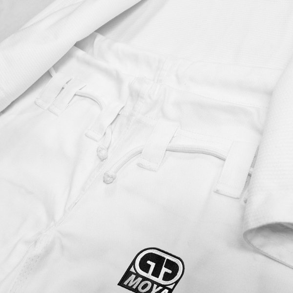 Photo6: MOYA BRAND Jiu-Jitsu Gi STANDARD ISSUE XI White (6)