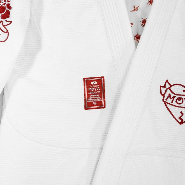 Photo8: MOYA BRAND Jiu-Jitsu Gi LOVE x HATE White  (8)