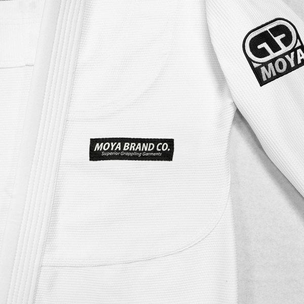 Photo4: MOYA BRAND Jiu-Jitsu Gi STANDARD ISSUE XI White (4)