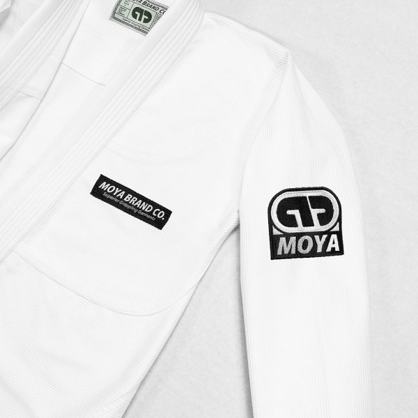 Photo3: MOYA BRAND Jiu-Jitsu Gi STANDARD ISSUE XI White (3)