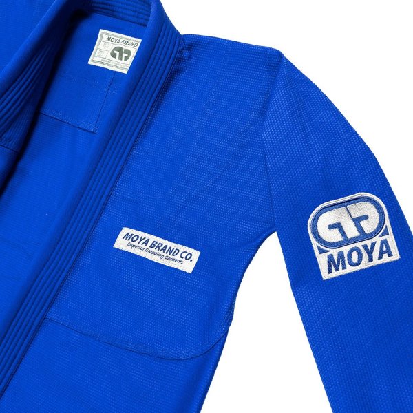 Photo4: MOYA BRAND Jiu-Jitsu Gi STANDARD ISSUE XI Blue (4)