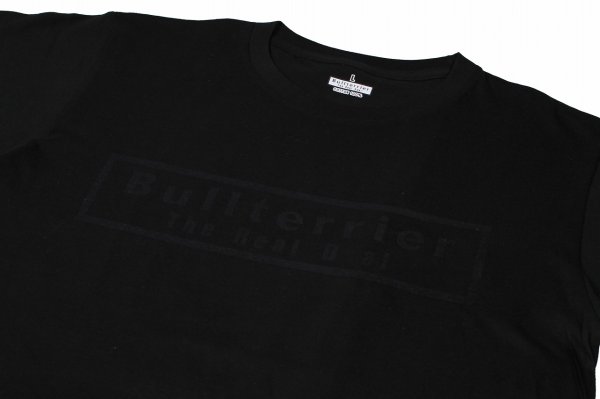 Photo3: BULL TERRIER T-Shirt Box Logo Flock Black (3)
