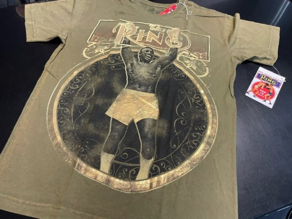 Photo2: The Ring T-shirt Smokin Joe Green  SALE (2)