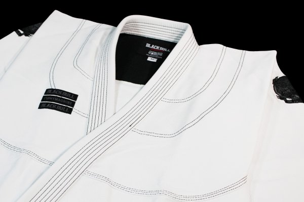 Photo5: BLACK BULL Jiu-Jitsu Gi LIGHT XR White (5)