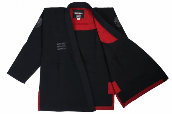Photo2: BLACK BULL Jiu-Jitsu Gi LIGHT XR Black (2)