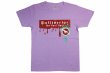Photo1: BULL TERRIER Kids T-Shirts PAINT Purple (1)