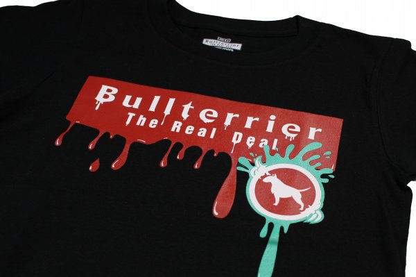 Photo3: BULL TERRIER Kids T-Shirts PAINT Black (3)