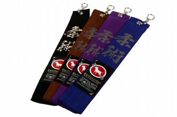 Photo3: BULL TERRIER BJJ Belt Key Strap (3)