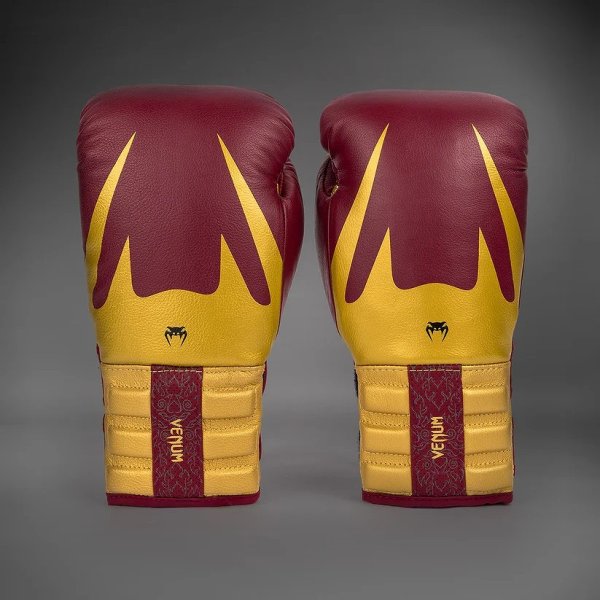 Photo4: VENUM Boxing Glove REVERSO Cherry Red/Gold (4)