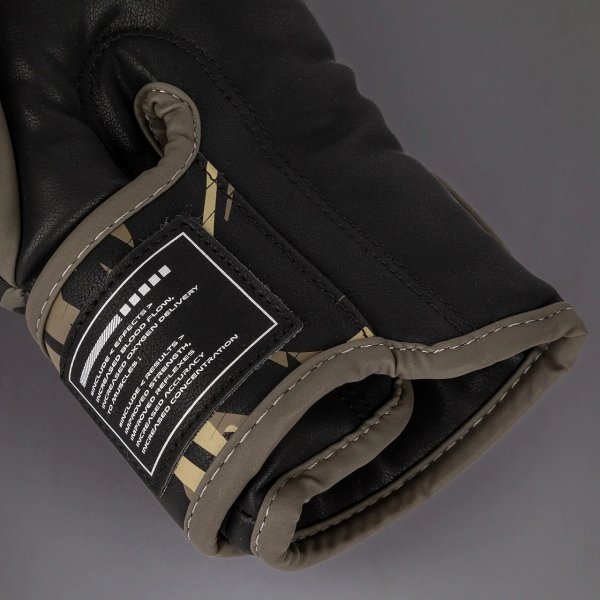 Photo6: VENUM Boxing Glove INVADER Black/Sand (6)