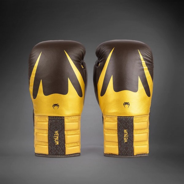 Photo4: VENUM Boxing Glove REVERSO Chocolate/Gold (4)