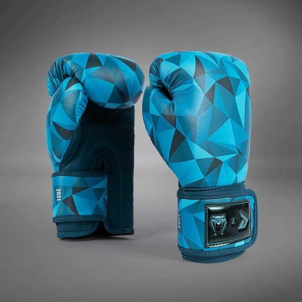 Photo1: VENUM x DEMI Boxing Glove Azure Blue (1)