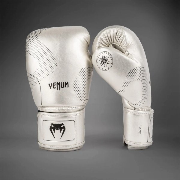 Photo2: VENUM Boxing Glove NEXUS Silver/Black (2)