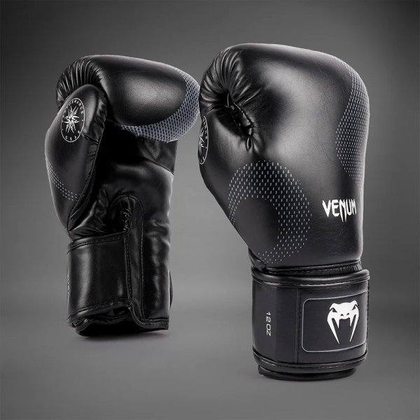 Photo1: VENUM Boxing Glove NEXUS Black/Silver (1)
