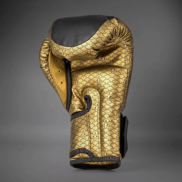 Photo3: VENUM x ASSASSIN`S CREED Boxing Glove SHADOWS Black/Gold (3)