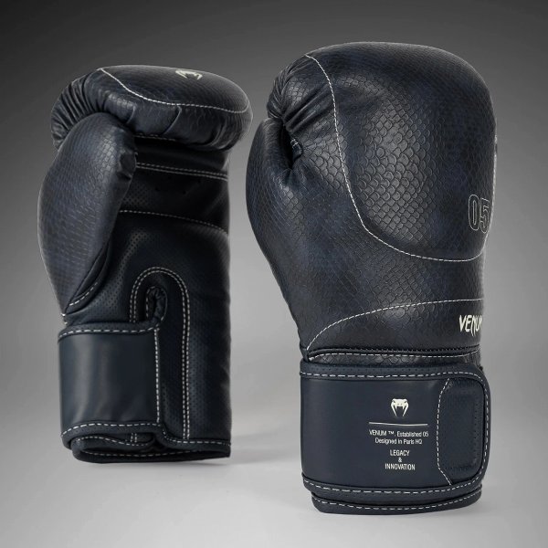 Photo2: VENUM Boxing Glove IMPACT EVO SCALES Midnight Blue (2)