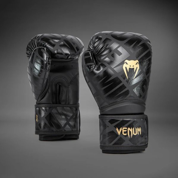 Photo1: VENUM Boxing Glove CONTENDER 1.5 XT Black/Gold (1)