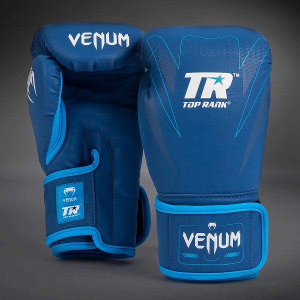 Photo2: VENUM x TOP RANK Boxing Glove IMPACT Navy Blue (2)
