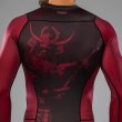 Photo6: VENUM x ASSASSIN`S CREED SHADOWS Rashguard Long Sleeve Burgundy/Black (6)