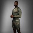 Photo2: VENUM Rashguard SERPENTI Long Sleeve Khaki/Bronze/Ivory (2)