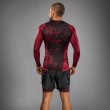 Photo1: VENUM x ASSASSIN`S CREED SHADOWS Rashguard Long Sleeve Burgundy/Black (1)