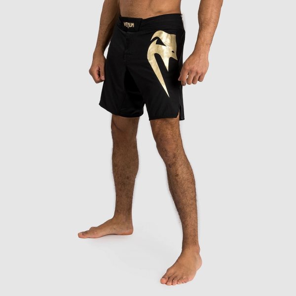 Photo4: VENUM Fight Shorts LIGHT 5.0 Black/Gold (4)